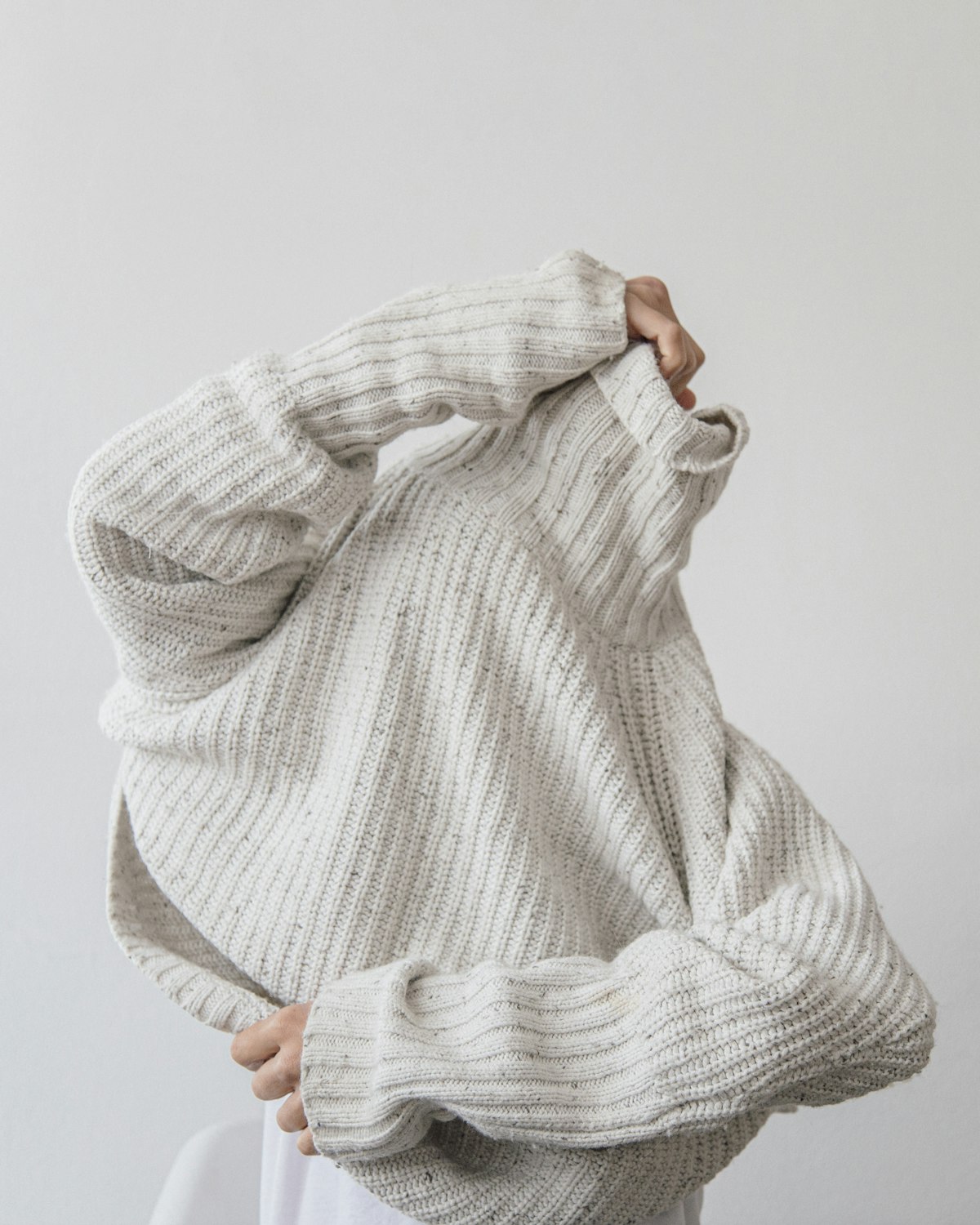 The Fisherman — cream sweater